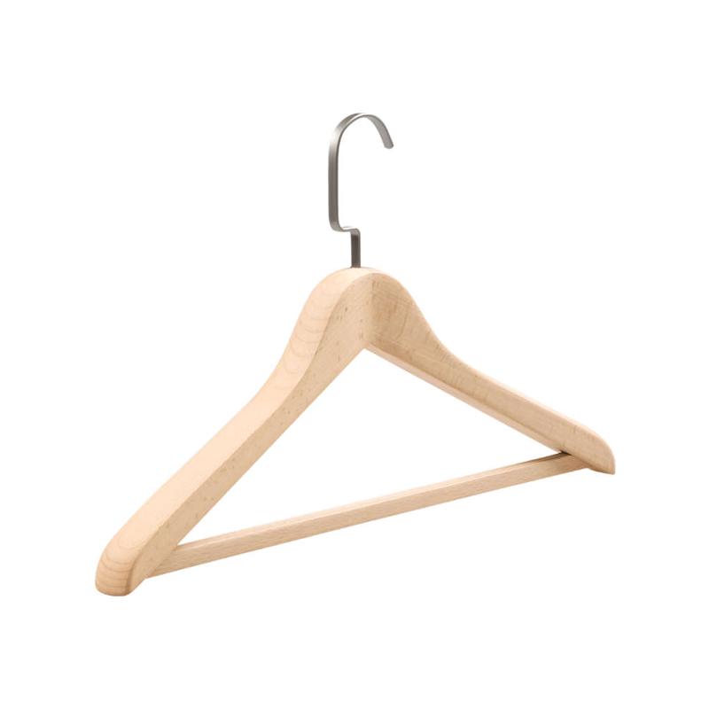 倍町实木衣架家用星级宾馆高山榉木豪宅原木衣撑木质衣挂衣柜架子 - 图2