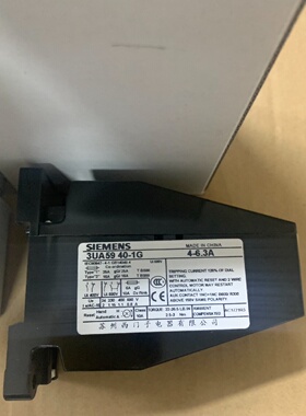 询价3UA59401G热过载继电器3UA5940