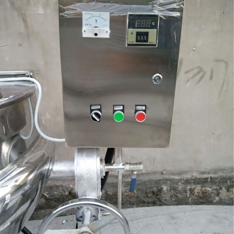 厂家不锈钢304可倾斜大型电加热导热油 夹层锅 煮肉熬糖用蒸煮锅 - 图0