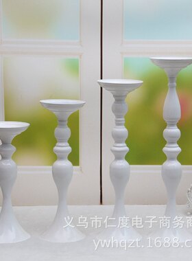 欧式铁艺工艺品婚庆烛台餐桌居家摆件批发香薰浪漫婚礼蜡烛台