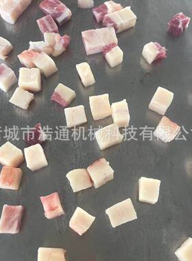 现货直销350肉丁一次成形机  冻肉切丁机 熟肉切丁设备 可调尺寸