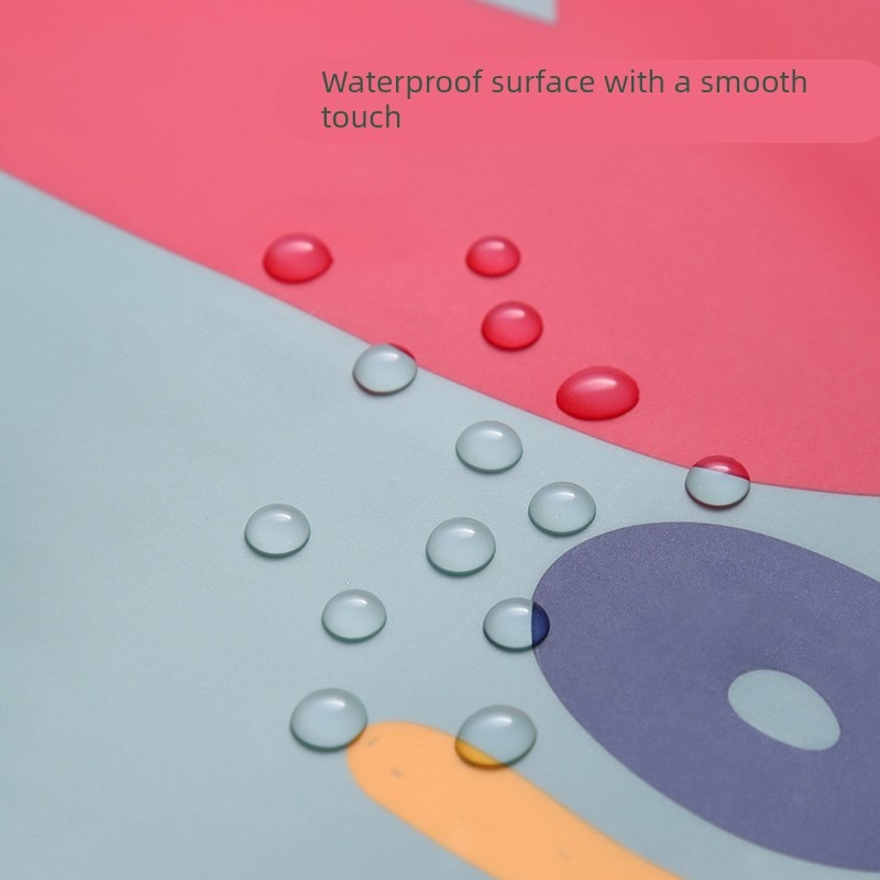 Baby eating bib waterproof dirty smock super soft vest style sleeveless children's large bib rice bag pocket artifact