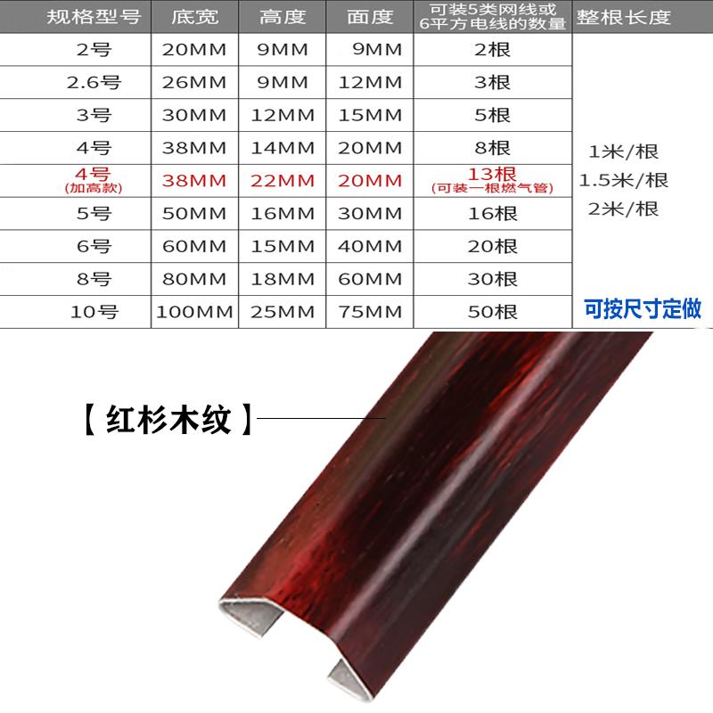 不锈钢线槽明装防踩地板槽墙面明线走线槽电缆神器金属美化地线槽 - 图1