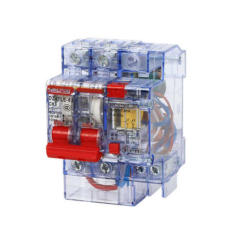 15ma漏电保护器380V透明空气保护过载短路63A220V家用开关断路器 - 图1