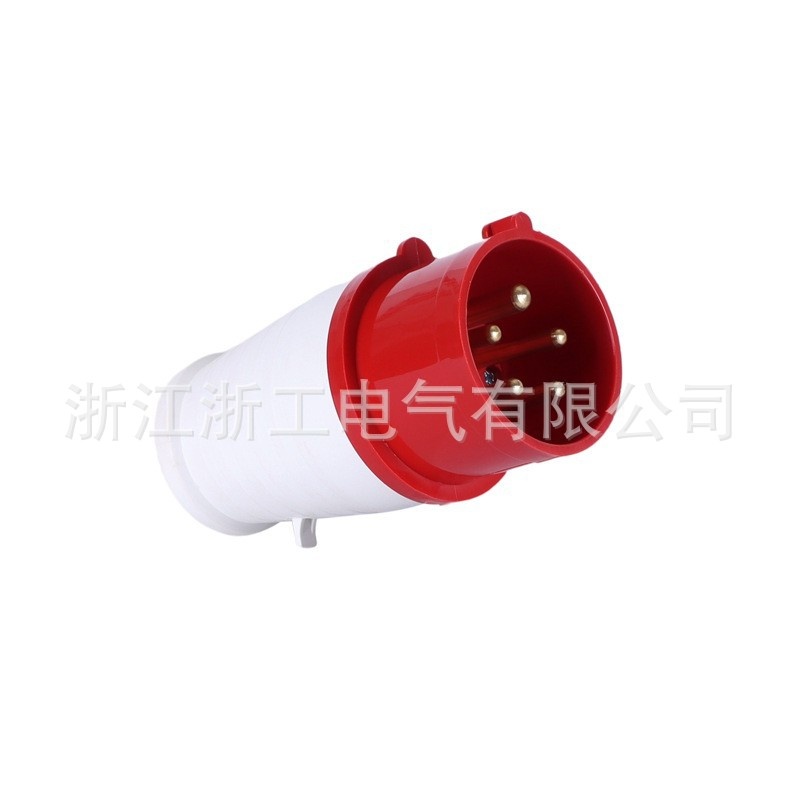 015工业插头5芯16A注塑机发电机380V通信盒航空用16A5P三相插头 - 图3