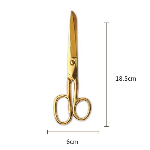 好厨坊批发阳江厂家金色缝纫剪刀剪不锈钢服装裁缝裁缝剪刀服装 - 图3