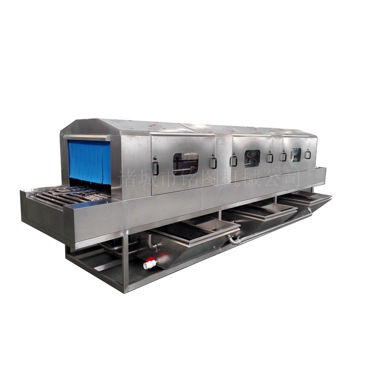 冻干盘清洗机 全自动周转托盘高压喷淋清洗机 塑料盘去油污清洗 - 图2
