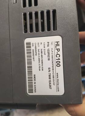 询价海利普C1001.5KW变频器两台成色自定义一台底角塑