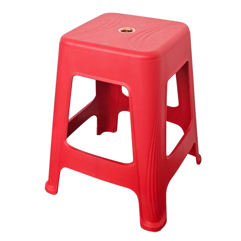 加厚成人餐椅客厅塑料高叠放家用方凳凳胶椅子板凳茶几防滑熟可 - 图3