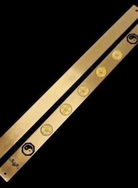 铜六帝尺摆件铜五帝尺挂件铜鲁班尺丁兰尺摆件