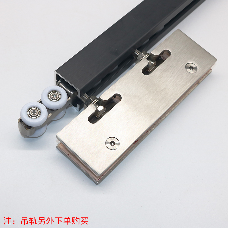 12轮不锈钢玻璃吊轮无框玻璃门滑轮玻璃推拉移门滑轮平移吊趟门轮