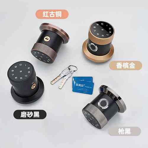 办公室密码锁室内木门指纹锁家用房间门电子感应智能球形锁通用型 - 图2