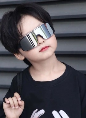儿童骑行眼镜防风护目镜男童户外防晒墨镜女童遮阳镜登山太阳镜