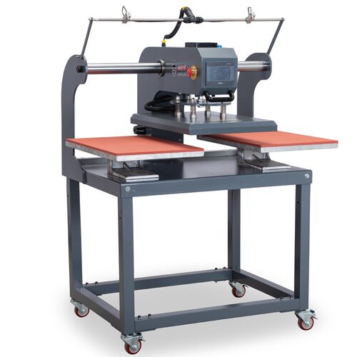 加强版上滑式气动双工位烫标机  全自动数码印花压烫机厂家批发 - 图2