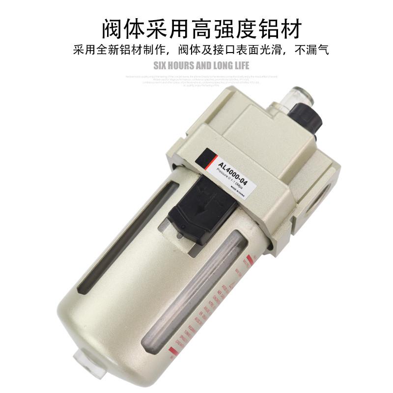 SMC空气油雾器AL2000-02 AL3000-02/03 AL4000-04 AL5000-06/10 - 图2