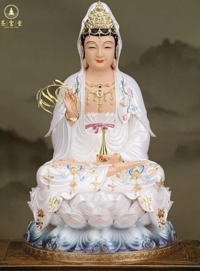 全堂佛佛像娑婆三圣像佛祖观音菩萨地藏王菩萨弥勒佛树脂摆件笑佛