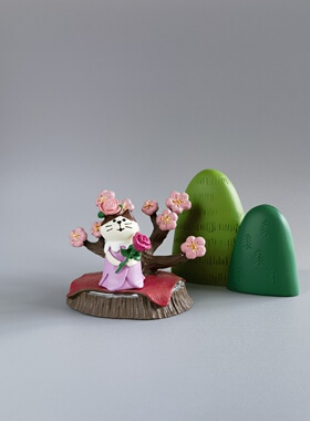 小王子周边玫瑰花拱门摆件创意微景观日系樱桃树装饰品diy造景