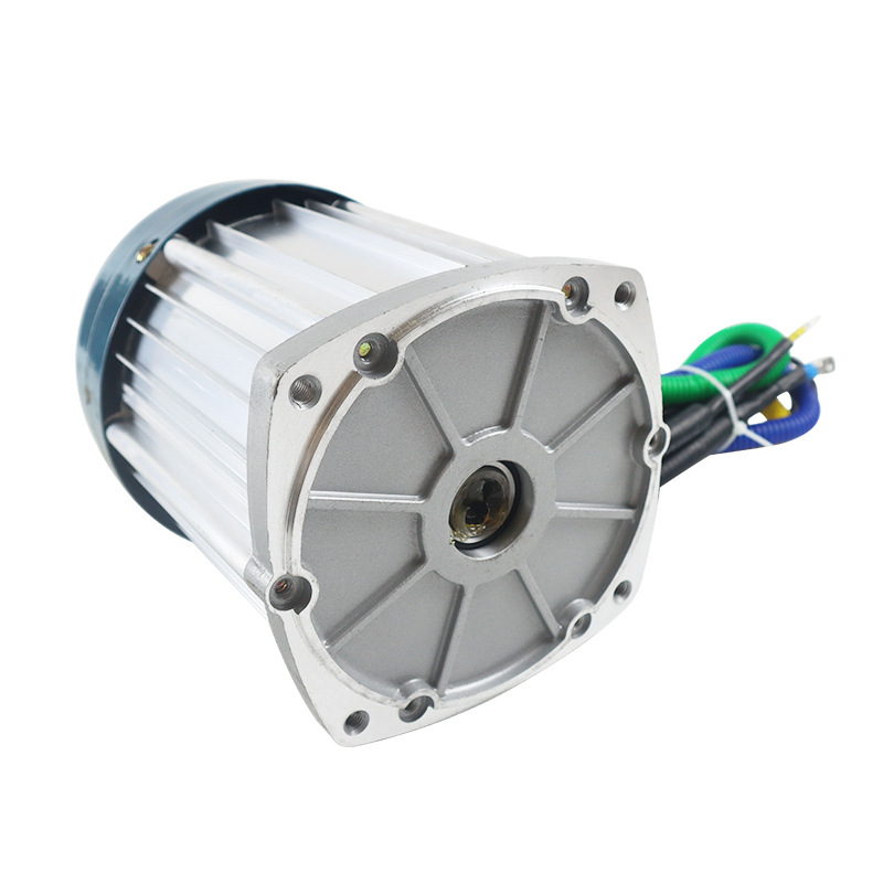 มอเตอร์กระแสตรงไร้แปรงถ่านคลื่นสี่เหลี่ยมกำลังสูง 1800W ภายในมี 16 ฟัน สำหรับงานวิศวกรรมขนส่งของหนัก รถสามล้อไฟฟ้า