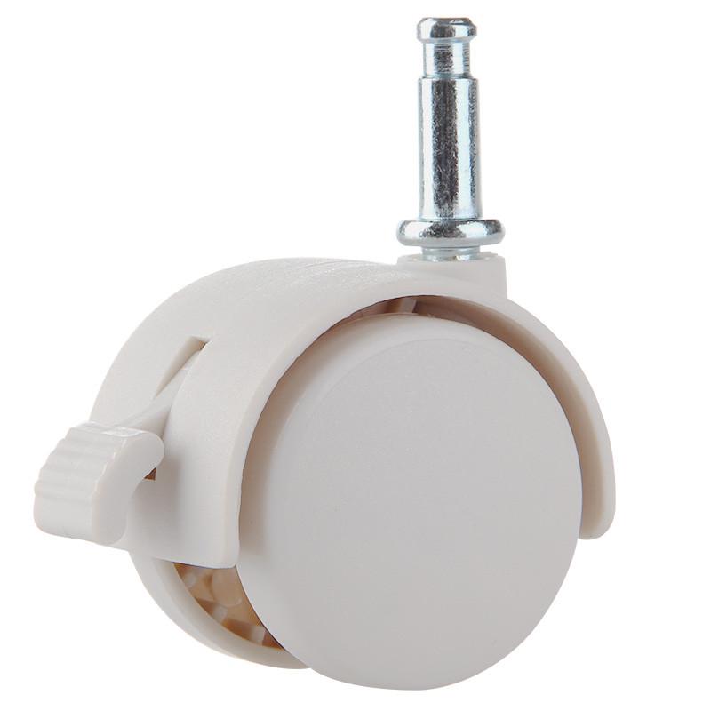 适配Tenma天马万向轮带刹车滑轮收纳箱垃圾桶静音轮子一副4个脚轮 - 图3