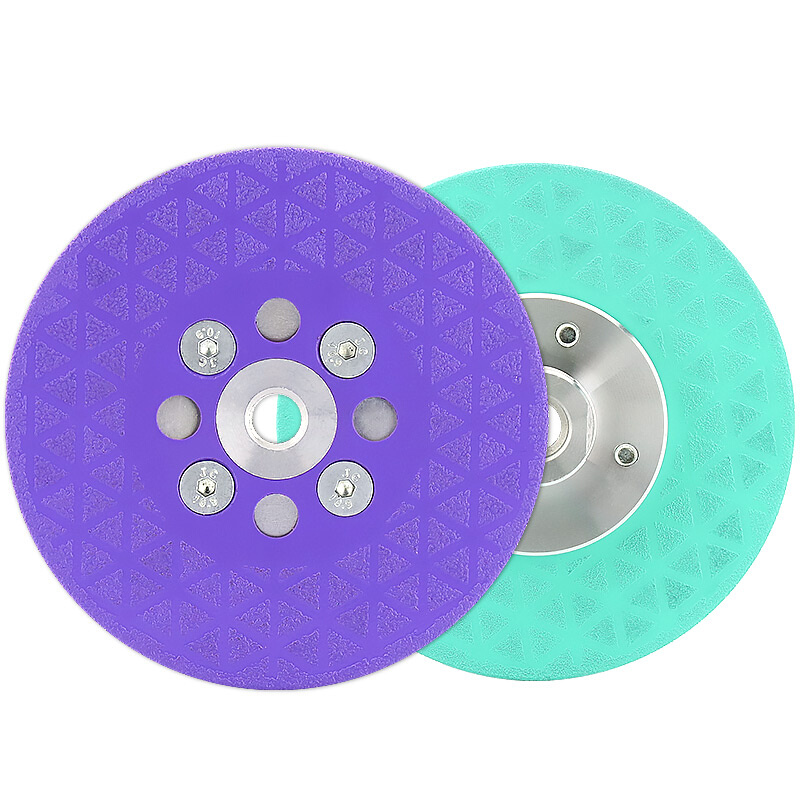 双面满天星切磨片100mm石材钎焊打磨翻新片M10角磨机地坪剪口片 - 图3