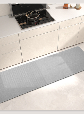厨房地垫亚麻纯色日式硅藻泥软垫浴室入户门脚垫卫生间防滑吸水垫