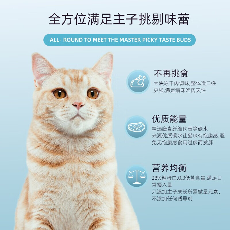 亿迪猫粮冻干双拼全价成猫幼猫蓝猫英短橘猫加菲美短通用粮4kg - 图3