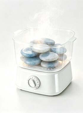热敷加热器美容院毛巾蒸锅台湾跨境快速高温110V美规家用UV