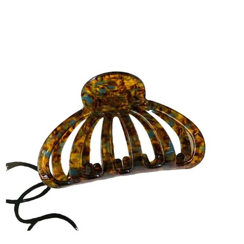 韩版新款醋酸抓夹甜美彩色夹发夹大盘发高级镂空发鲨鱼号感抓夏季 - 图3