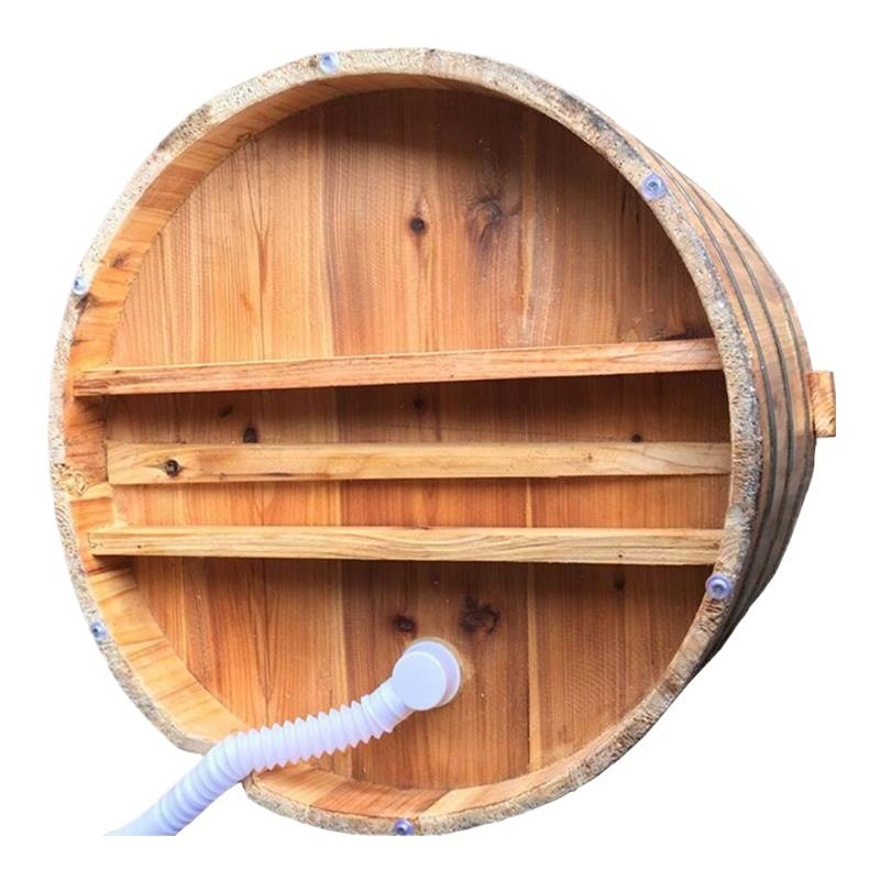 圆形杉木泡澡木桶洗澡沐浴药浴浴盆全身坐浴浴缸大厂木质成人浴桶 - 图3