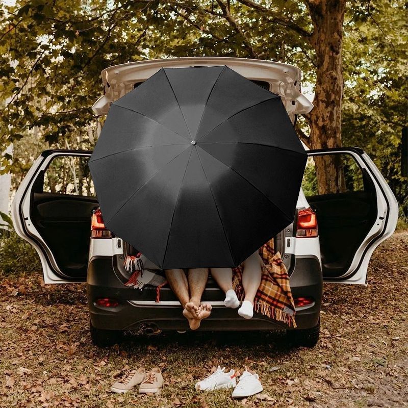 大号超大雨伞男女三人双人晴雨两用伞加大加固学生折叠加厚遮阳伞 - 图2