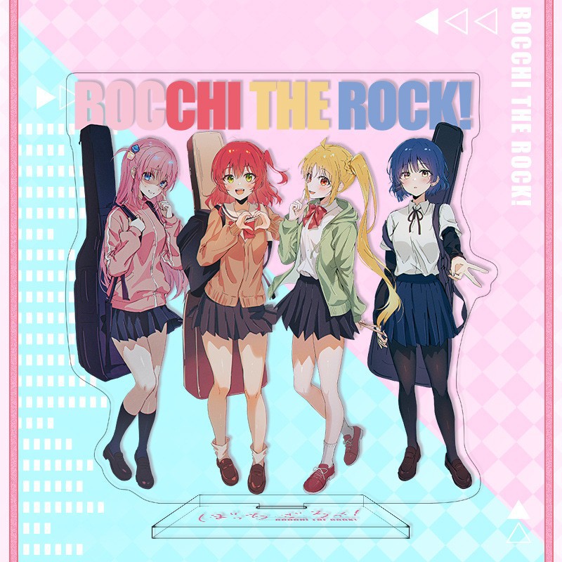 โปรโมชั่นพิเศษ ขาตั้งอะคริลิกลายการ์ตูน Lonely Rock สูง 16 ซม. พิมพ์ภาพความละเอียดสูงสองด้าน บริการดร็อปชิป