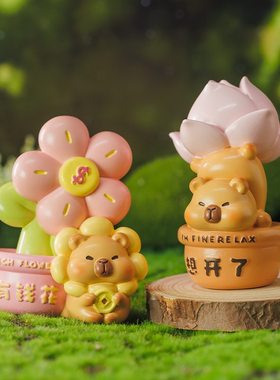 卡通可爱豚豚没烦恼小礼物摆件办公室儿童工位家居桌面摆件装饰品