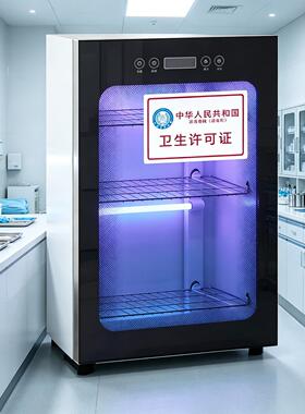 修甲器美甲金属毛巾柜美容院专用箱理发消毒烘干机立式热风箱衣物