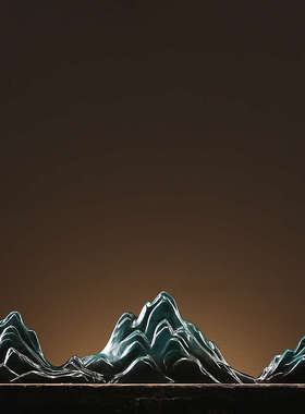 新中式假山摆件微景观创意客厅玄关样板间桌面鱼缸造景搭配装饰品