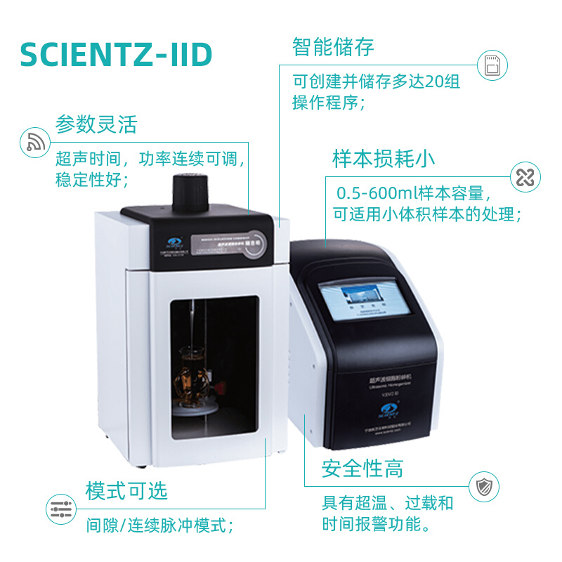 JY92-IIN/Scientz-IID超声波细胞破碎仪超声波细胞粉碎机 - 图0