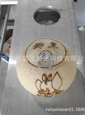 泰国易拉环椰皇2~16多工位开壳机 激光切割雕刻椰王全穿半穿机器