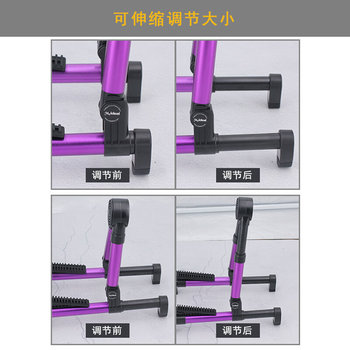 Guitar stand foldable folk guitar classical classic ukulele pipa base piano stand upright bass A stand