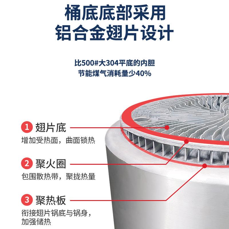 多功能台式快速煮粥炉商用不粘桶底燃气煮面桶煲粥汤面炉粉面铝桶,淘宝优惠券,粉丝福利购,淘宝优惠卷