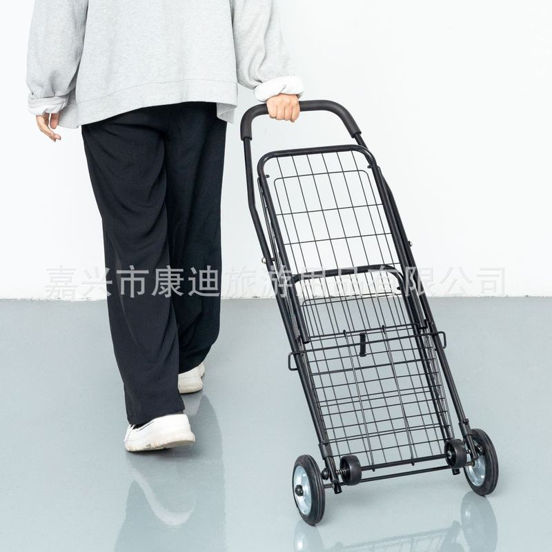 买菜小拉车野营户外推车摆摊手推车露营拖车家用超市购物车超轻 - 图1