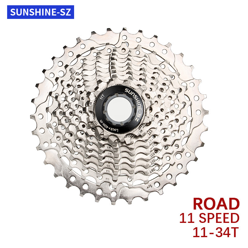 SUNSHINE ล้อเฟืองคาสเซ็ตสำหรับถนน HG 11 22 33 สปีด ขนาด 11-25 28 30 32 34T R7000