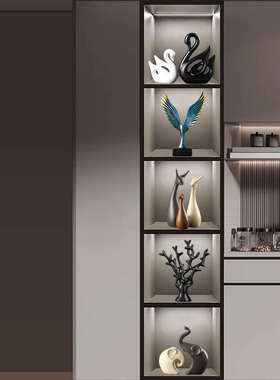 轻奢高档家居摆件电视柜酒柜装饰品客厅现代餐边柜高级感玄关摆设