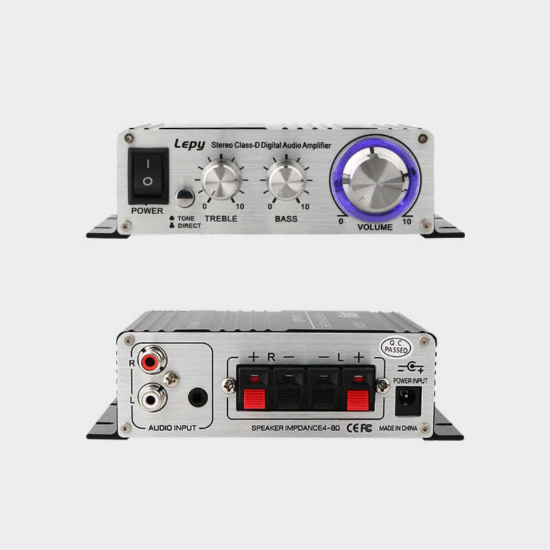 LEPY乐派LP-2020A小功放2.0双声道立体声家用迷你功放12V带保护 - 图2