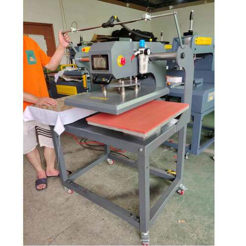 加强版上滑式气动双工位烫标机  全自动数码印花压烫机厂家批发 - 图1