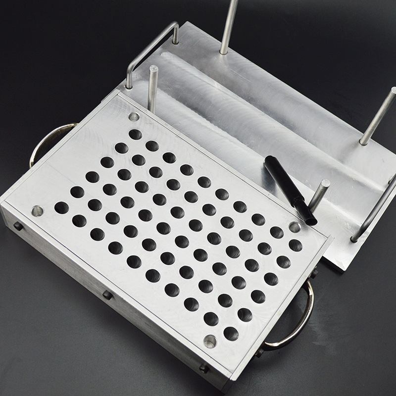 厂家货源款式多样得鲜按钮按压60孔口红唇膏模具 货源稳定发货快 - 图0