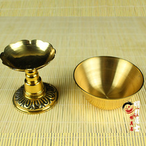 HOT PIN CLEAR LEAD PURE COPPER OIL LAMP LOTUS LAMP FOR LAMP VEGETABLE OIL LAMP COOKING OIL LAMP BUDDHA LAMP COPPER LAMP GHEE OIL