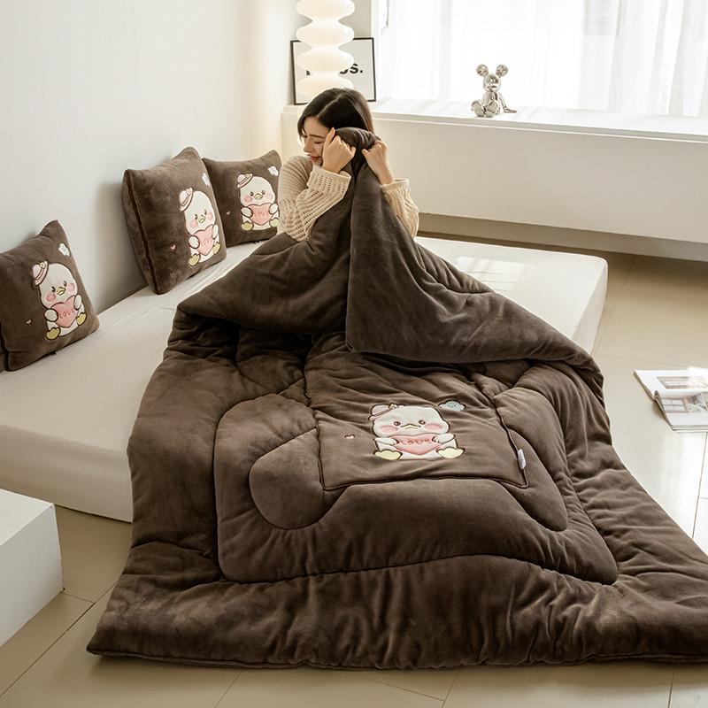 超厚车载抱枕被子两用车载靠垫枕头被办公室沙发折叠午睡空调被,淘宝优惠券,粉丝福利购,淘宝优惠卷