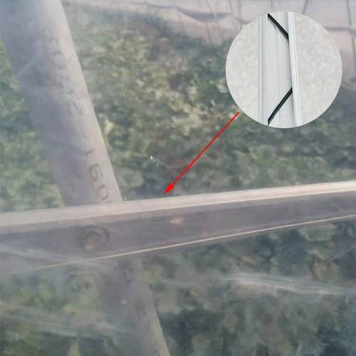 大棚卡槽卡簧配件加厚热镀锌防风压膜槽铝合金耐腐蚀固定卡扣压条 - 图1