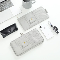 Quick Hair Multifunction Car Visor Cover Car Phone Visor Housing Bag Hanging Bag Glasses Clip Bill Clip Certificate