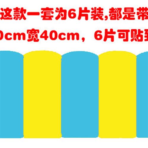 儿童防撞墙贴幼儿园软包早教墙裙宝宝墙围墙纸海绵泡沫垫墙面自粘 - 图1