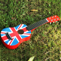 New childrens small guitar toy can play early school simulation instrument violin male and female baby send the dialing sheet